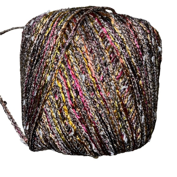 Tahki S. Charles Cosmos Metallic Worsted Viscose Blend Yarn 1153 Silver Multi - Picture 4 of 7